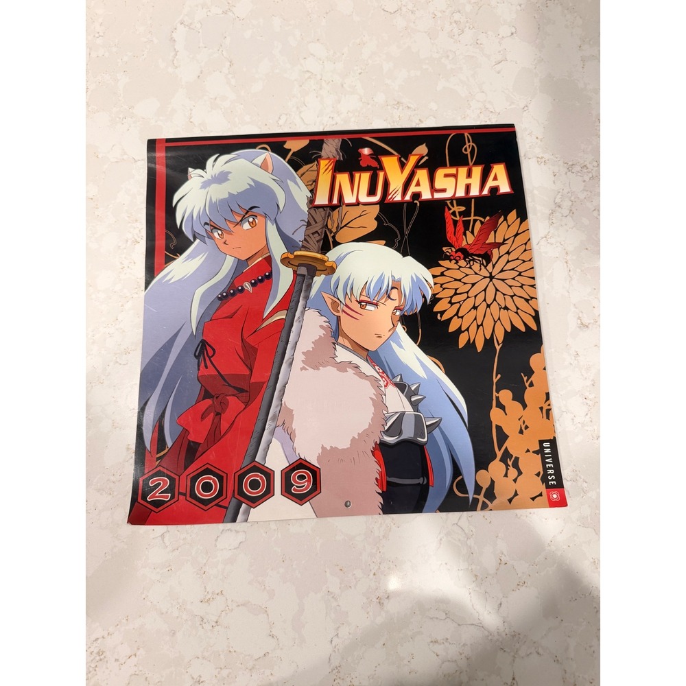 Inuyasha 2009 Wall Calendar Vintage Anime Viz Media Universe Publishing